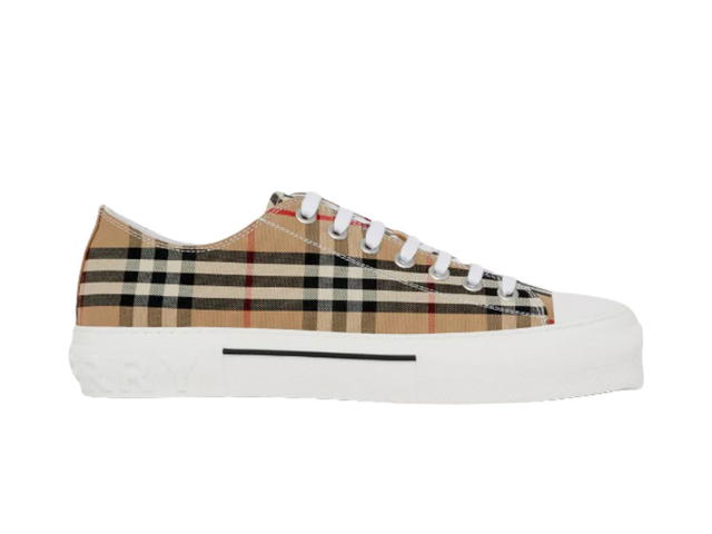 Burberry Burberry Vintage Check Cotton Sneakers Archive Beige White (W) - view 1