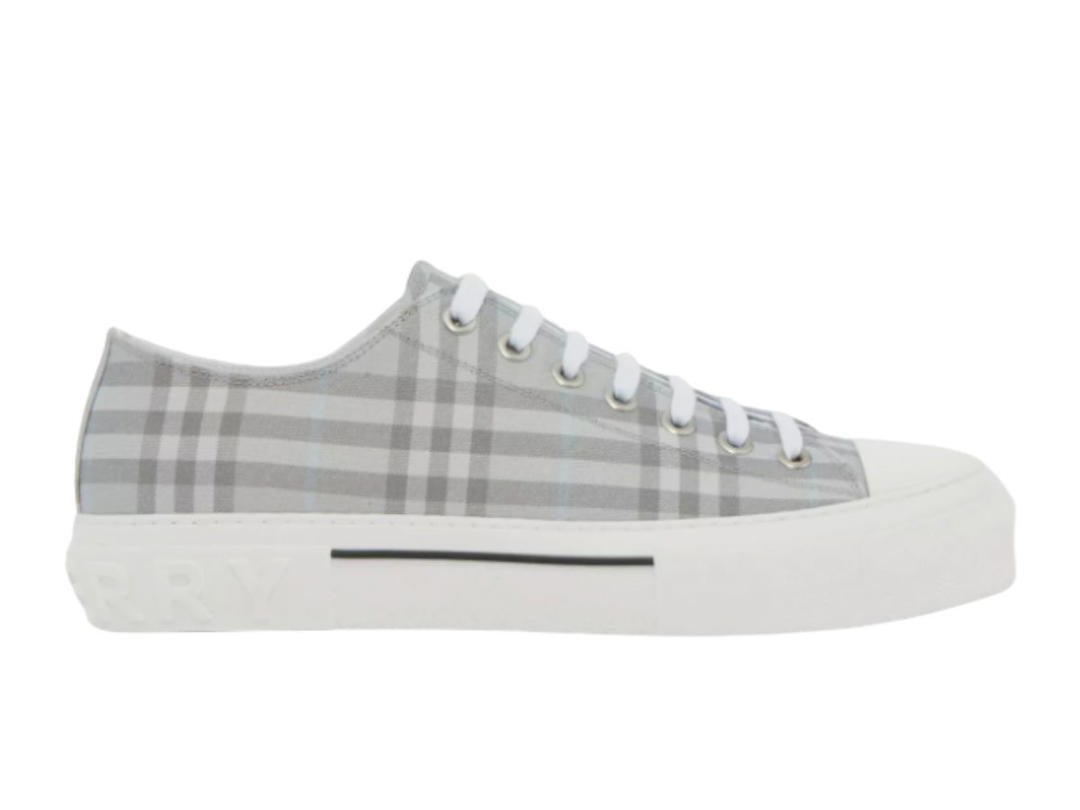 Burberry Burberry Vintage Check Cotton Sneakers Grey