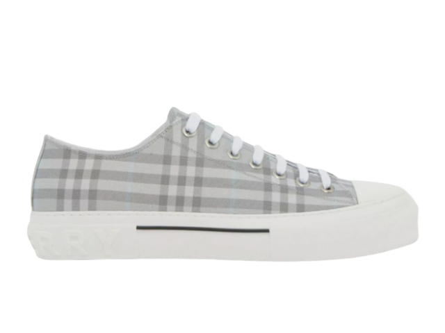 Burberry Burberry Vintage Check Cotton Sneakers Grey - view 1