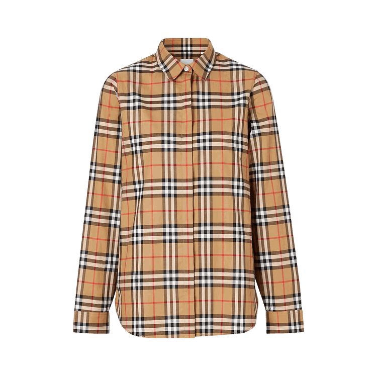 Burberry Burberry Vintage Check Print Shirt 'Antique Yellow'