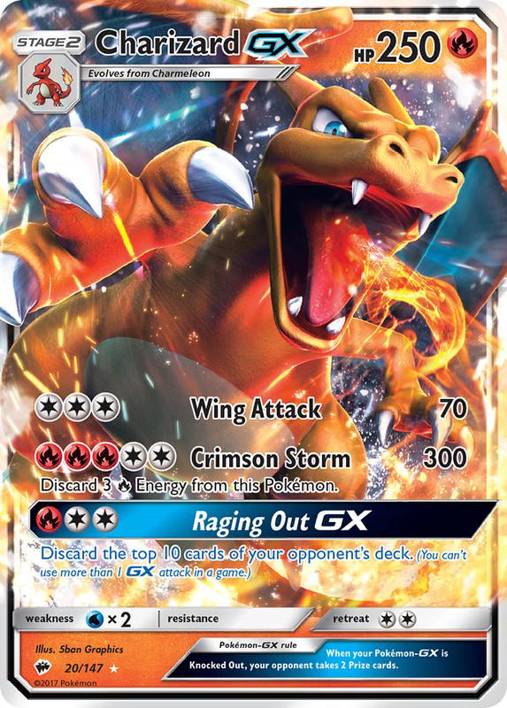 Pokemon Pokemon Charizard-GX [BUS 20/147] Sun & Moon "Burning Shadows" (EN)