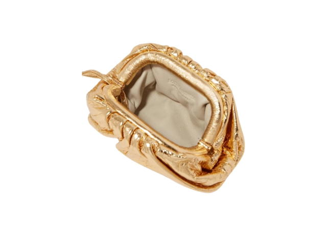 Bottega Veneta Bottega Veneta Pouch Coin Purses Oro - view 3