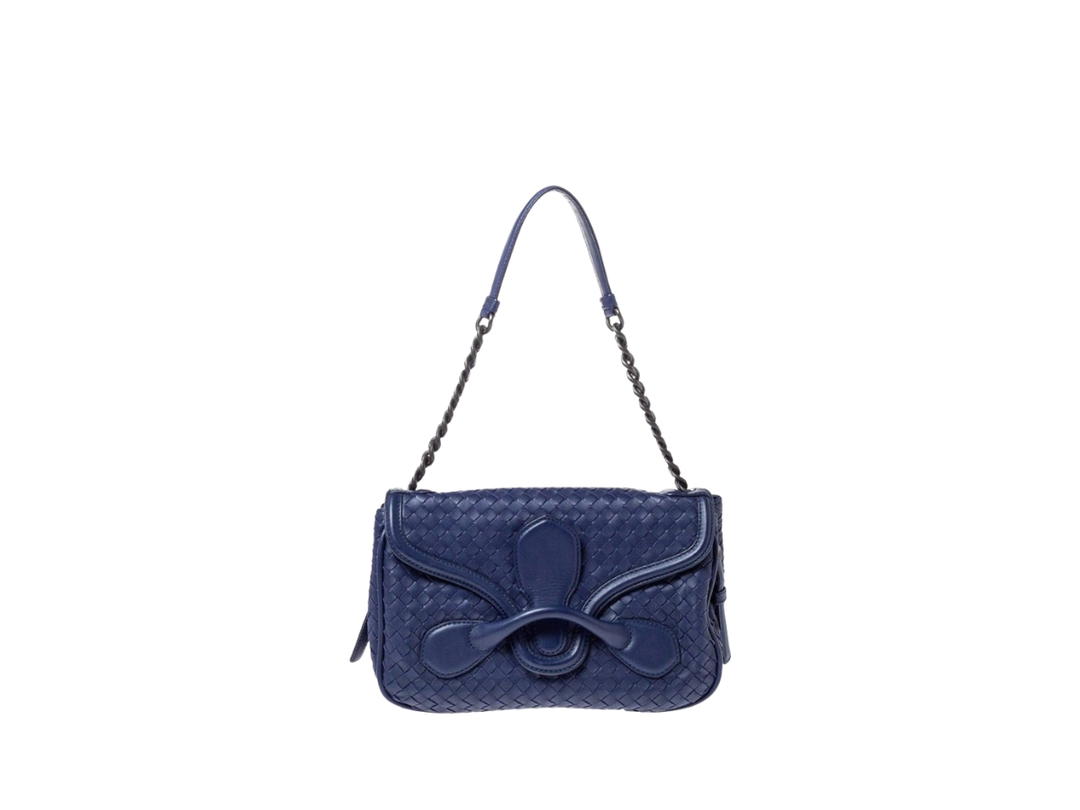 Bottega Veneta Bottega Veneta Nappa Bottega Veneta Rialto Bag Dark Purple