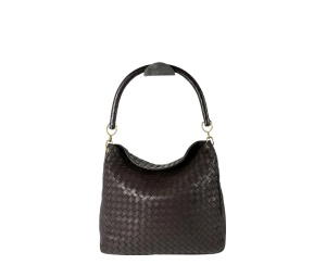 Buy Bottega Veneta Piuma Ebony Hobo Bag Wood at Sasom – Authentic and Ready to Ship