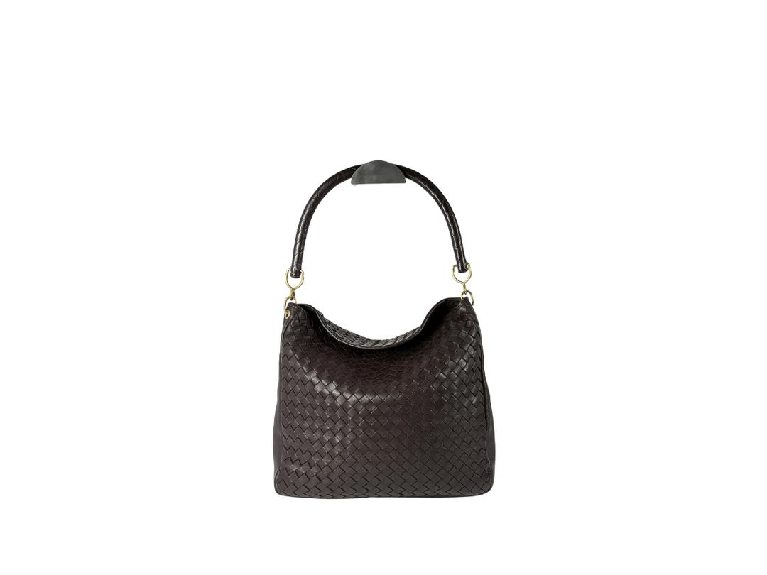 Bottega Veneta Bottega Veneta Piuma Ebony Hobo Bag Wood