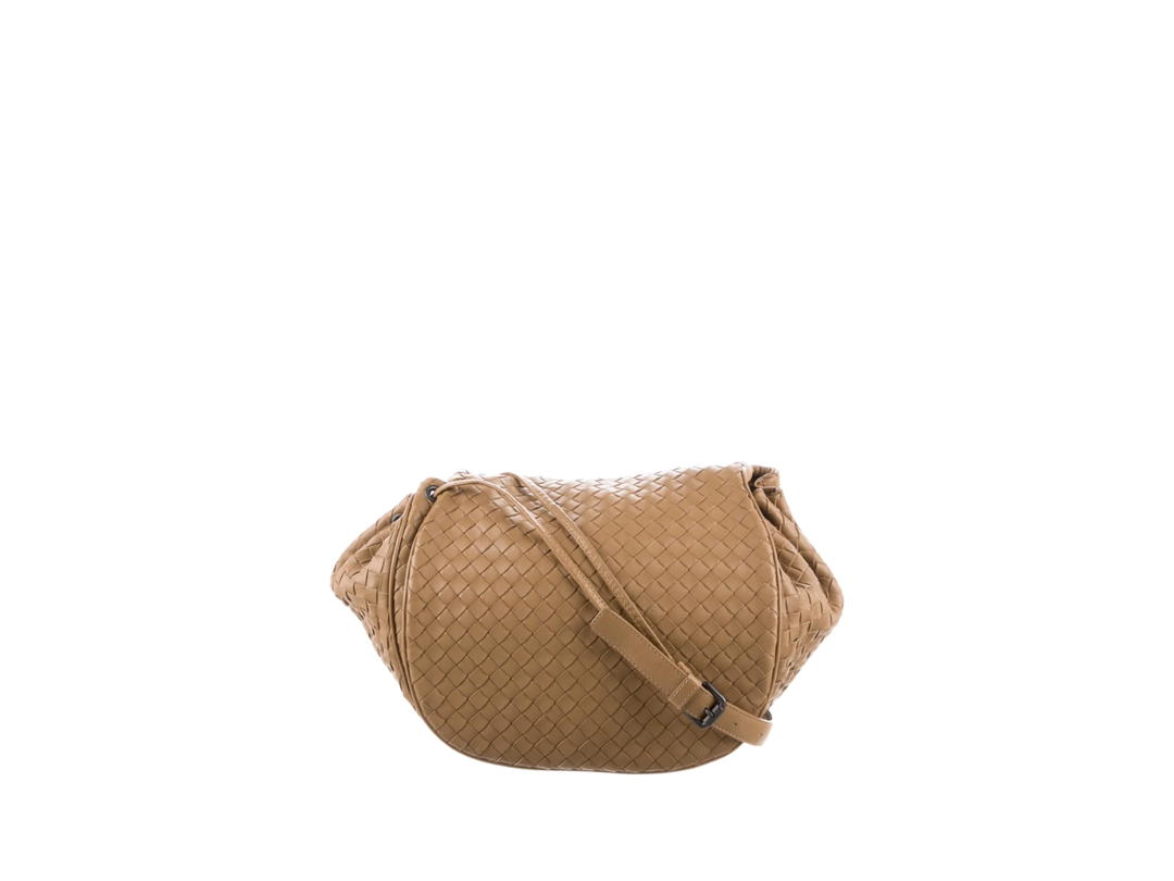 Bottega Veneta Bottega Veneta Studded Bohemian Inspired Shoulder Strap Brown