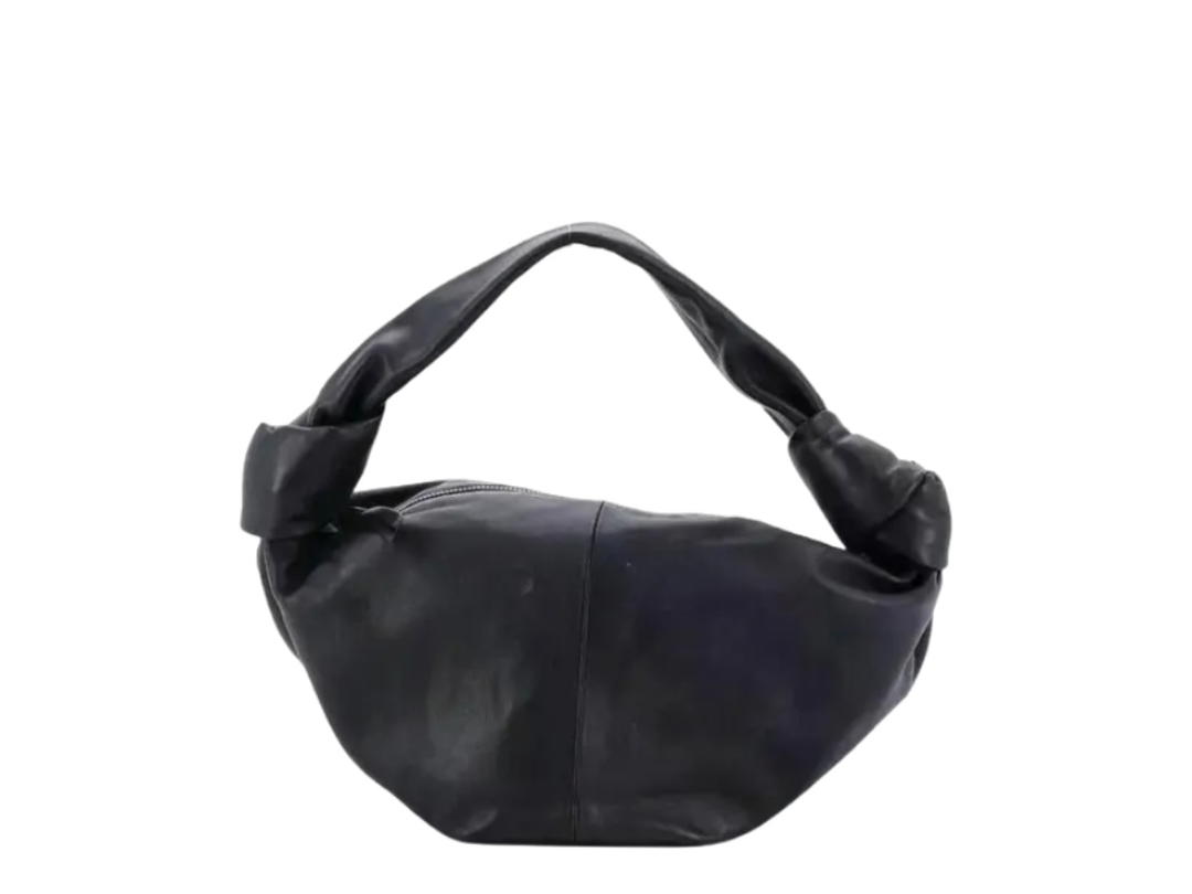 Bottega Veneta Bottega Veneta Double Knot Mini Hobo Bag Black