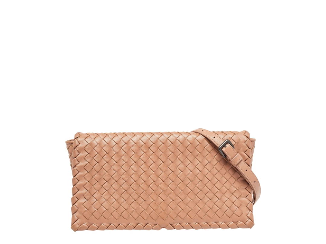 Bottega Veneta Bottega Veneta Olimpia Flap Shoulder Bag Beige
