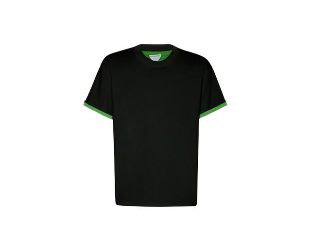 Bottega Veneta Bottega Veneta Layered Crewneck T Shirt Black Green - view 1