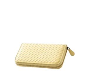 Buy Bottega Veneta Intrecciato Zip-Around Wallet  Cream at Sasom – Authentic and Ready to Ship