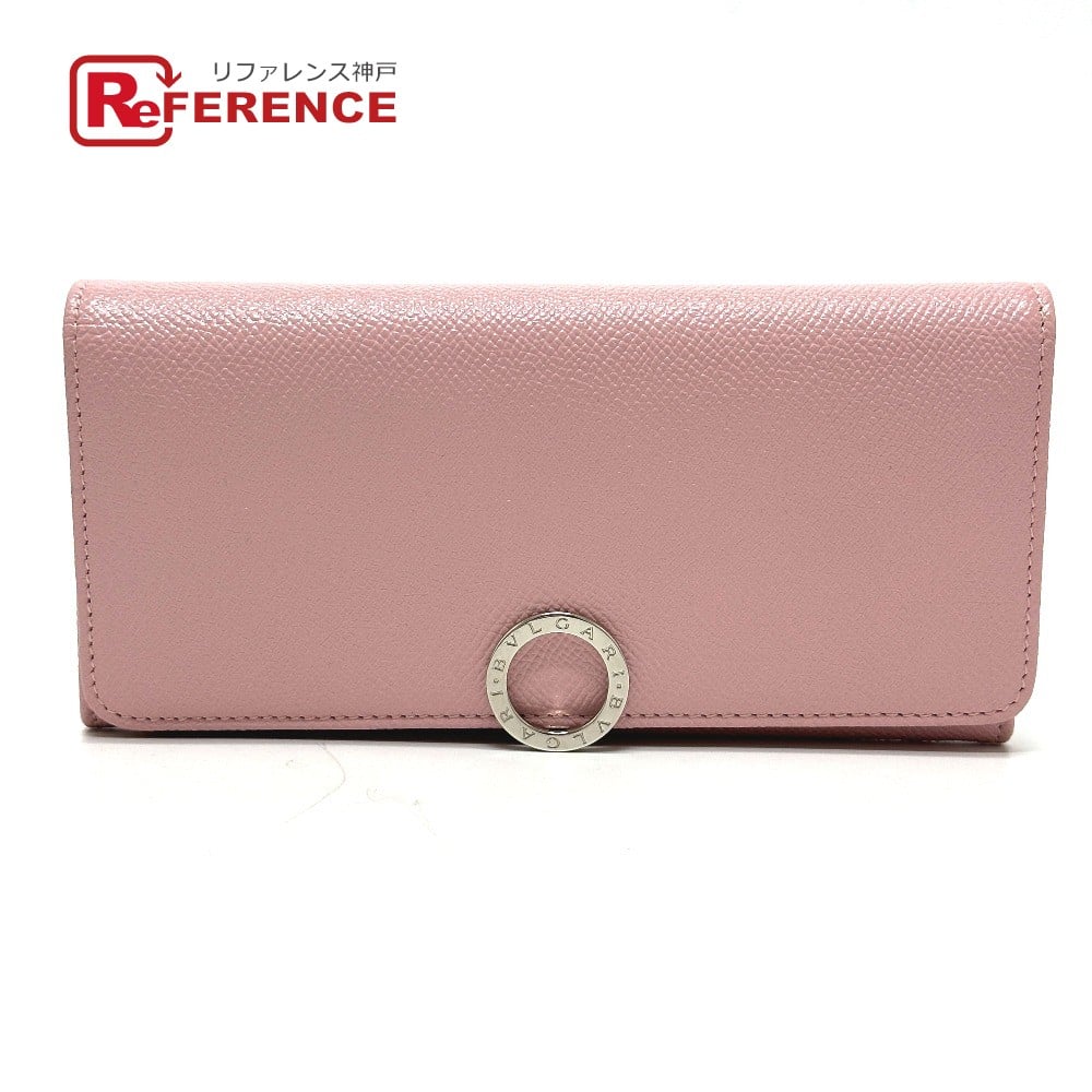 Bvlgari BVLGARI 291419 Bulgari Bulgari Long Wallet Leather pink/SilverHardware