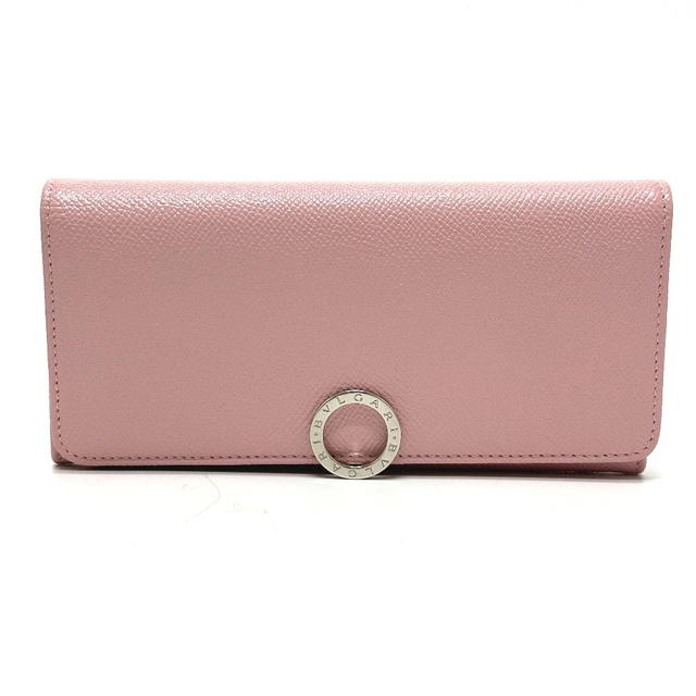Bvlgari BVLGARI 291419 Bulgari Bulgari Long Wallet Leather pink/SilverHardware - view 2