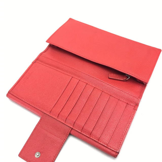 Bvlgari Bvlgari 33744 Bulgari Bulgari Bifold Long Wallet Leather Red - view 5