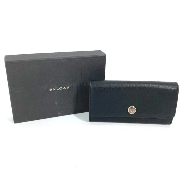 Bvlgari BVLGARI 35963 Long wallet MONETE Monate flap Long Wallet Leather Black - view 4