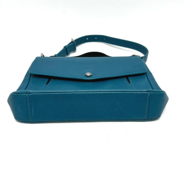Bvlgari BVLGARI 38639 flap 2WAY Bag Bag Handbag Hand Bag Leather turquoise blue - view 4