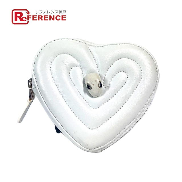 Bvlgari BVLGARI AMBUSH collaboration heart Coin Compartment Wallet coin purse White - view 1