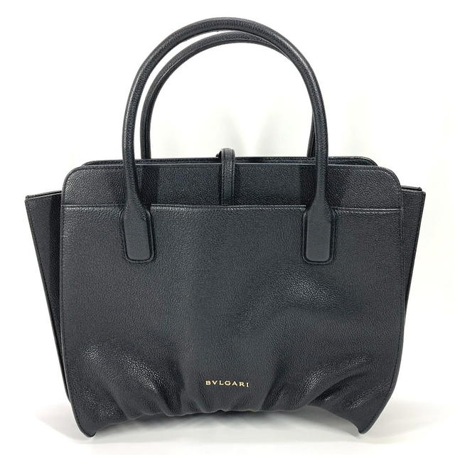 Bvlgari BVLGARI Aruba Bag Shoulder Bag Tote Bag Leather Black - view 3