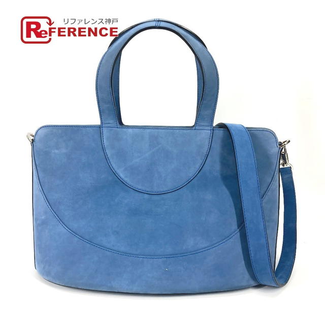 Bvlgari BVLGARI Bag Tote Bag Shoulder Bag Decollete 2WAY Hand Bag suede blue - view 1