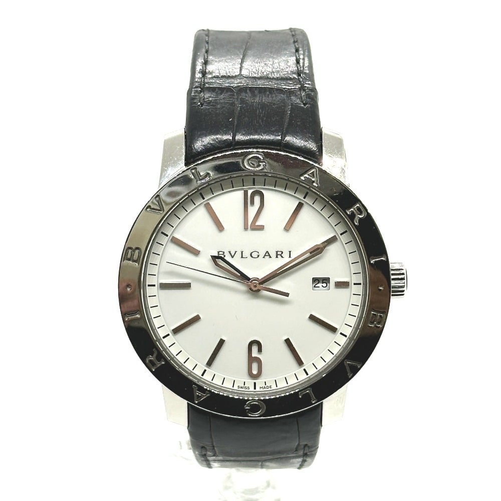 Bvlgari BVLGARI BB41WSLD Bulgari Bulgari Automatic date Wristwatch Silver/Black