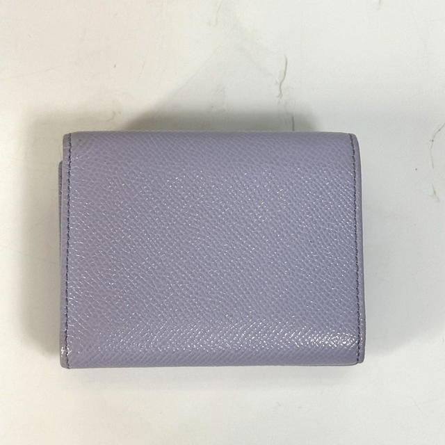 Bvlgari BVLGARI Bulgari Bulgari Compact Trifold wallet Leather purple/SilverHardware - view 3