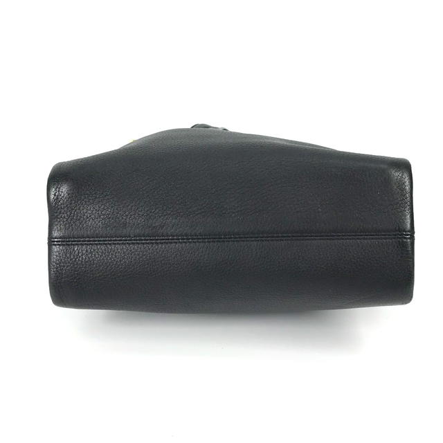 Bvlgari BVLGARI Bulgari Bulgari Hand Bag Bag Tote Bag Leather Black/Gold - view 5