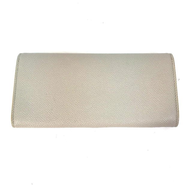 Bvlgari BVLGARI Bulgari Bulgari Logo clip Two fold Folded wallet Leather Gray x Yellow - view 3