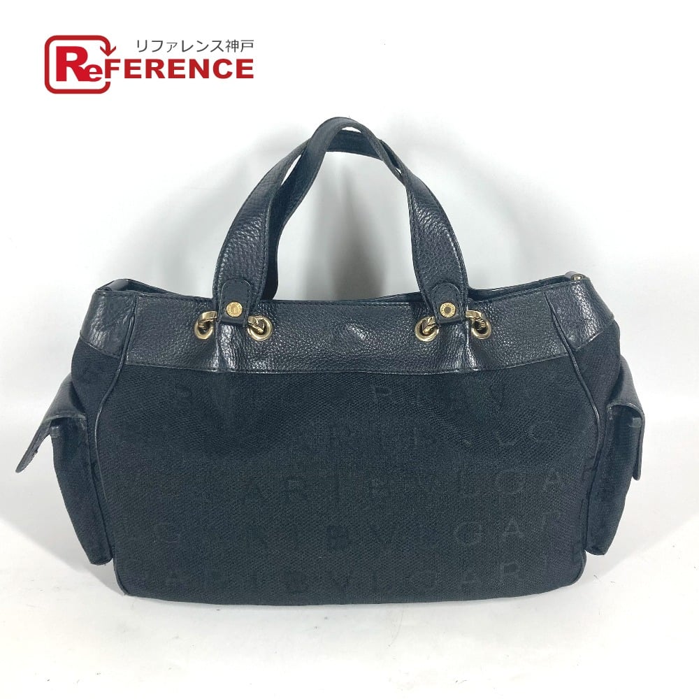 Bvlgari BVLGARI bulgari bulgari logomania Bag Shoulder Bag Tote Bag Canvas/Leather Black
