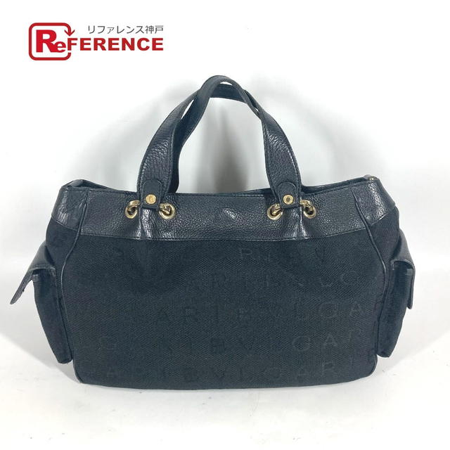 Bvlgari BVLGARI bulgari bulgari logomania Bag Shoulder Bag Tote Bag Canvas/Leather Black - view 1