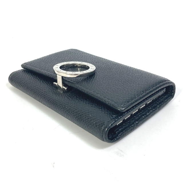 Bvlgari BVLGARI Bulgari Bulgari ring clip logo clip 6-Ring Key Key Case Leather Black - view 4