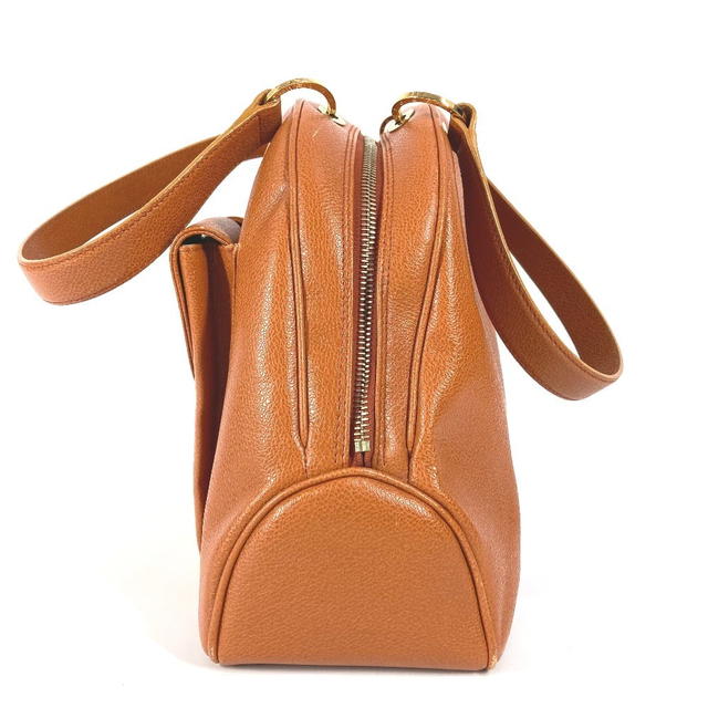 Bvlgari BVLGARI Bvlgari Bvlgari logo Hand Bag Shoulder Bag Leather Brown - view 4