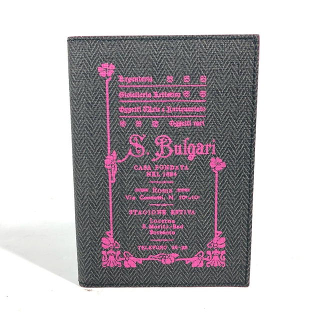 Bvlgari BVLGARI Collezione Logo S.Bulgari Notepad notebook PVC gray/pink Unused - view 2