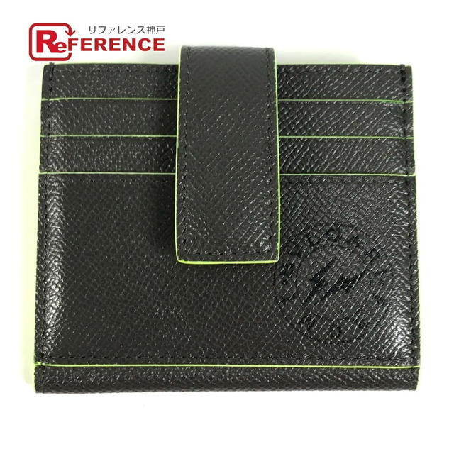 Bvlgari BVLGARI Fragment logo Multi-purpose case card holder Card Case gray/yellow - view 1