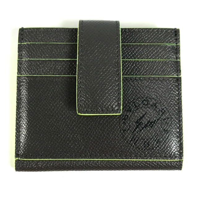 Bvlgari BVLGARI Fragment logo Multi-purpose case card holder Card Case gray/yellow - view 2