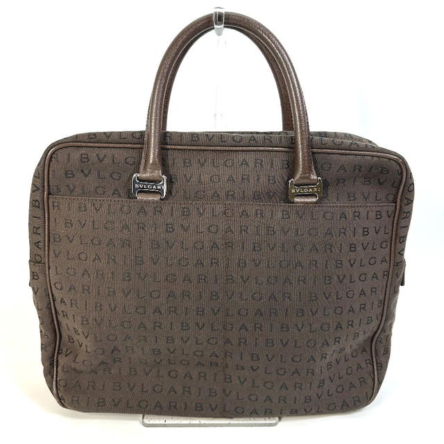 Bvlgari BVLGARI Hand Bag Logo mania briefcase bag Business bag Canvas Brown/Orange - view 2