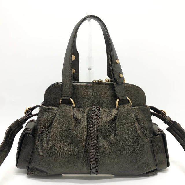 Bvlgari BVLGARI Leoni Bag 2WAY Hand Bag Shoulder Bag Crossbody Tote Bag - view 3