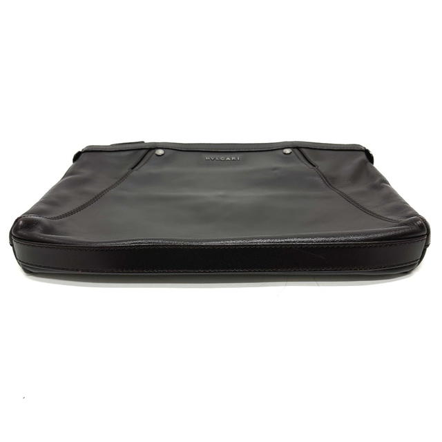 Bvlgari BVLGARI logo Bag Cluch Bag Clutch bag Leather Brown - view 5