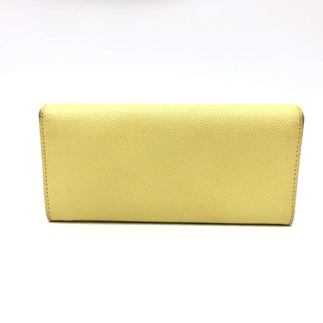 Bvlgari BVLGARI Logo clip Long wallet Folded Long Wallet Leather yellow/GoldHardware - view 3