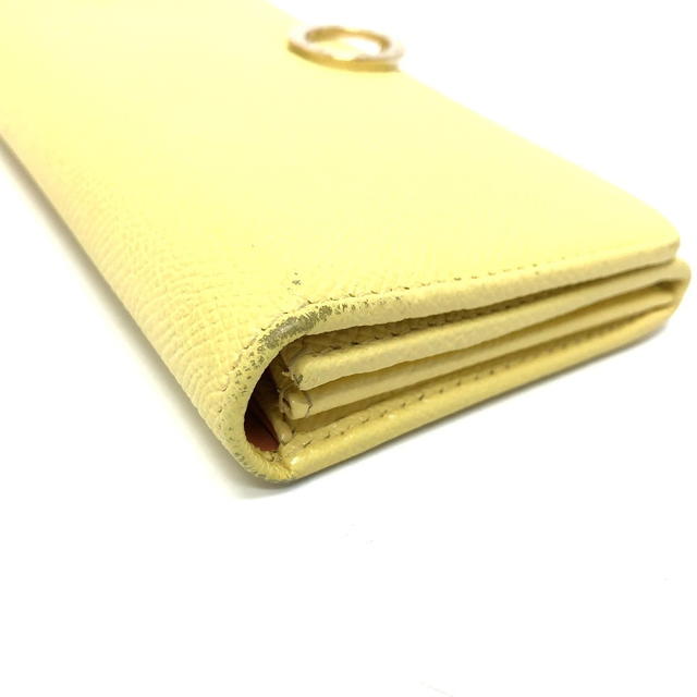 Bvlgari BVLGARI Logo clip Long wallet Folded Long Wallet Leather yellow/GoldHardware - view 5
