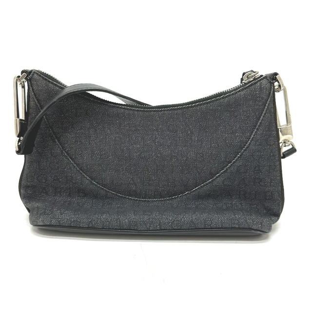 Bvlgari BVLGARI Logo mania Bag Hand Bag Canvas/Leather Navy Based/SilverHardware - view 3