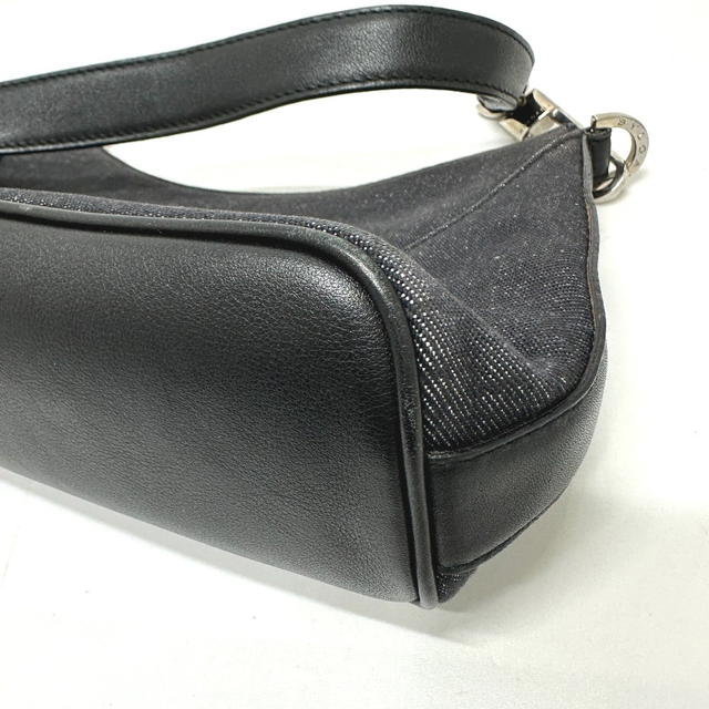 Bvlgari BVLGARI Logo mania Bag Hand Bag Canvas/Leather Navy Based/SilverHardware - view 5