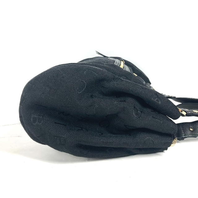 Bvlgari BVLGARI Logo mania Bag Shoulder Bag Tote Bag Leather/Canvas Black/GoldHardware - view 4
