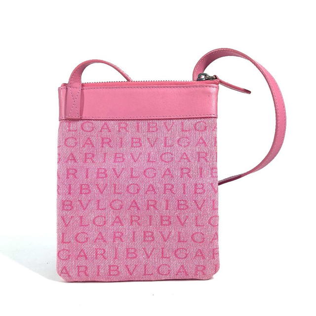 Bvlgari BVLGARI Logo mania Crossbody bag Pochette Shoulder Bag Canvas/Leather pink - view 2