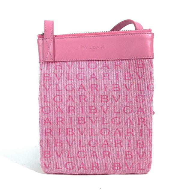 Bvlgari BVLGARI Logo mania Crossbody bag Pochette Shoulder Bag Canvas/Leather pink - view 3