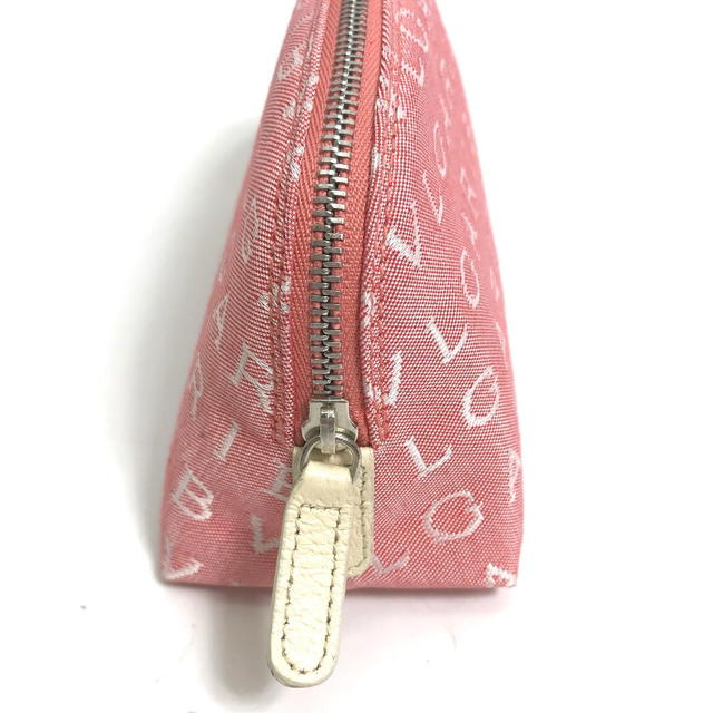 Bvlgari BVLGARI Logo mania Makeup pouch Cosmetics Pouch Canvas pink/pink Unused - view 5