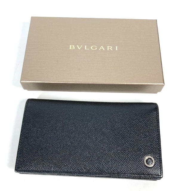 Bvlgari BVLGARI Long wallet Brigaliman Two fold Long Wallet Leather Black - view 4