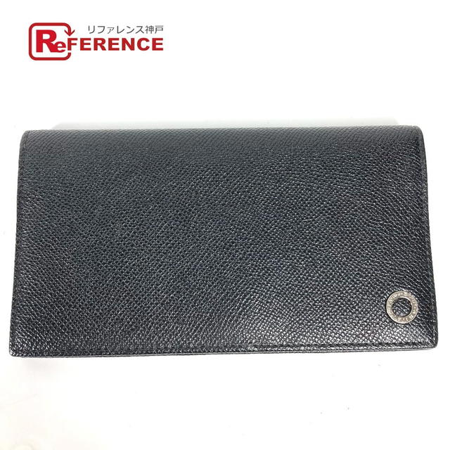 Bvlgari BVLGARI Long wallet Bulgari Bulgari Two fold Long Wallet Leather Black - view 1