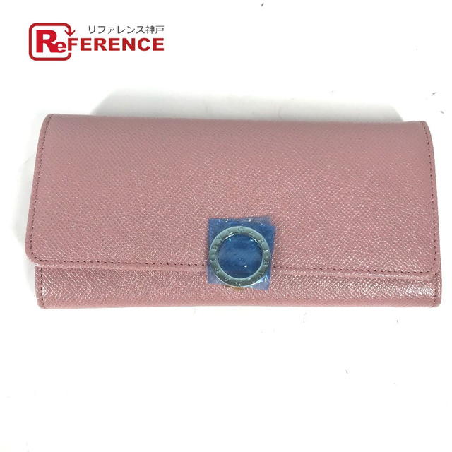 Bvlgari BVLGARI Long wallet Logo clip Two fold Long Wallet Leather pink Unused - view 1