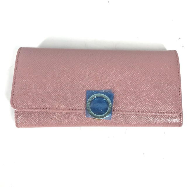 Bvlgari BVLGARI Long wallet Logo clip Two fold Long Wallet Leather pink Unused - view 2