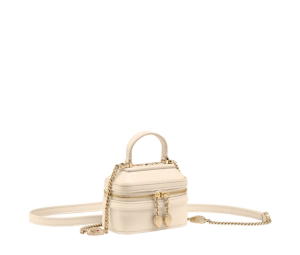 Buy Bvlgari Micro Bags And Smart Items Serpenti Forever Mini Jewellery Box In Calf Leather With Gold Hardware Ivory at Sasom – Authentic and Ready to Ship