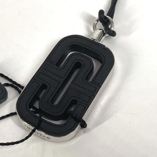 Bvlgari BVLGARI Parentesi logo Accessories Necklace Leather WhiteBased/Black - view 4